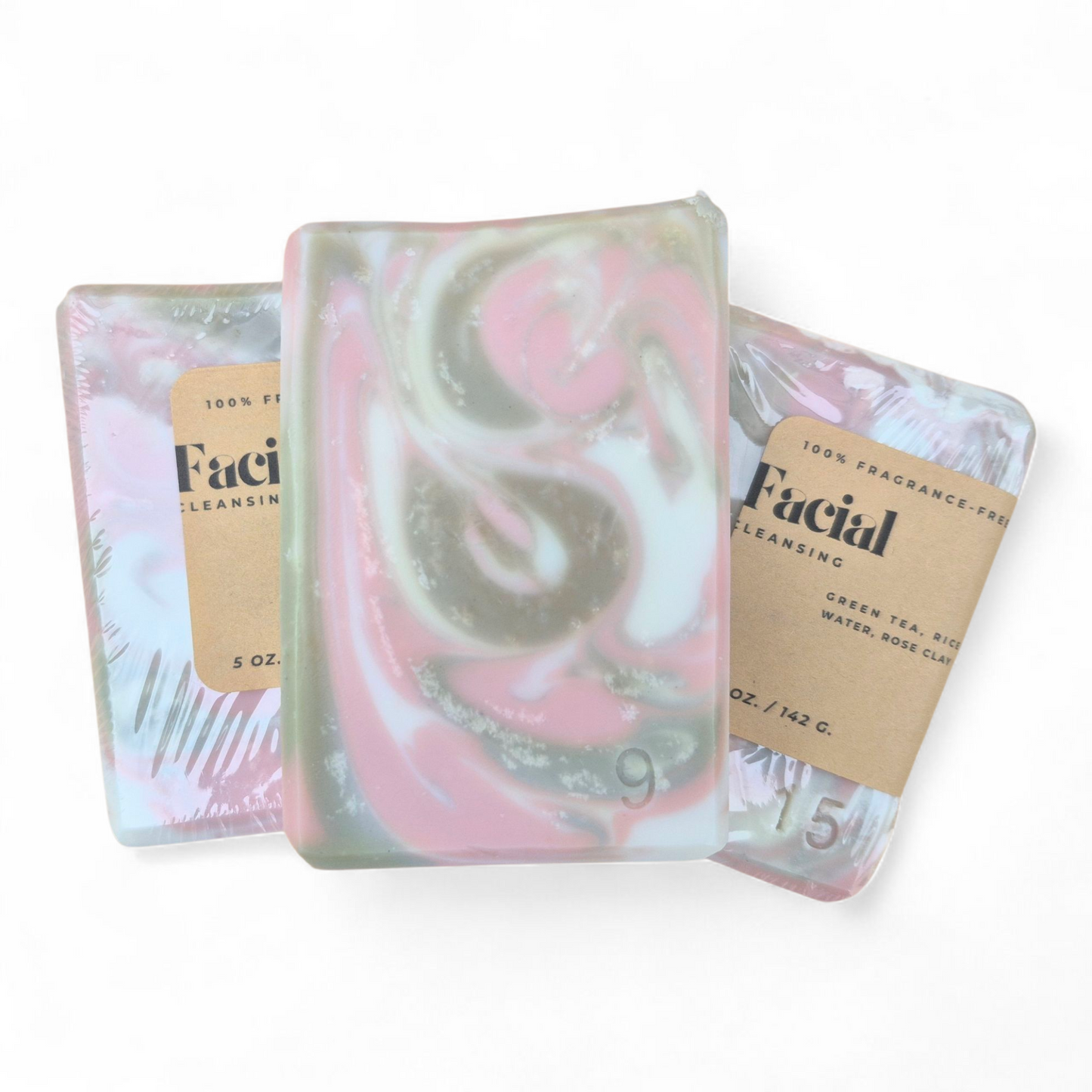 Green Tea Facial Bar Handmade Soap